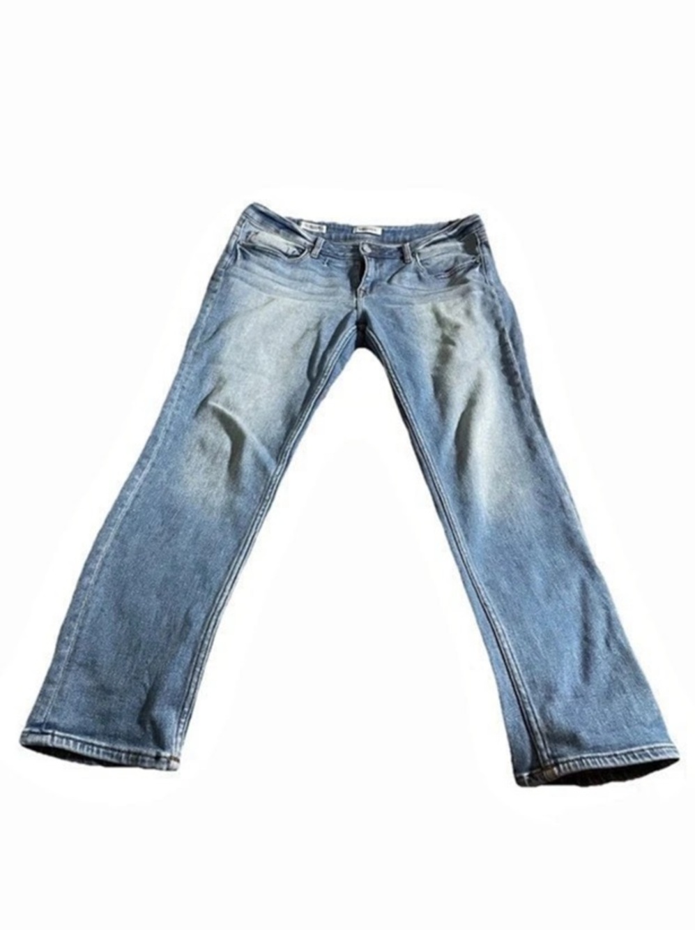 Vigoss The Thompson Tomboy Boyfriend Jeans Blue Waist 31x29 Light Wash Denim